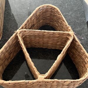 Handcrafted Woven Wine Baset - Brown